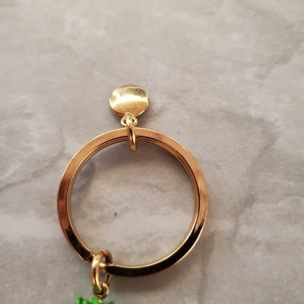 🥕 Vintage 2000s 00s Y2k J.Crew Key Chain Fob Enamel Carrot 🥕